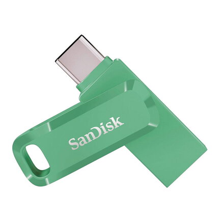 SanDisk Ultra Dual Drive Go USB Type-C, 400 MB/s 64 GB, absinthe zelená 