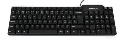 Omega klávesnica Omega OK-05 Black CZ/SK  OK05TCZSK