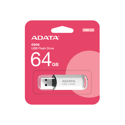 ADATA USB kľúč 64GB C906 White 2.0