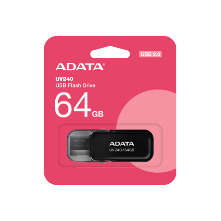 ADATA USB kľúč 64GB UV240 Black 2.0