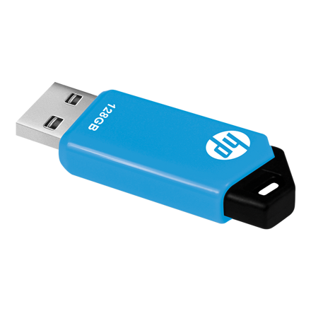 HP  USB Flash Drive 128 GB USB 2.0 BLUE