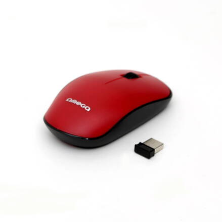 Omega Mouse OM-420 Wireless 1200 dpi Red